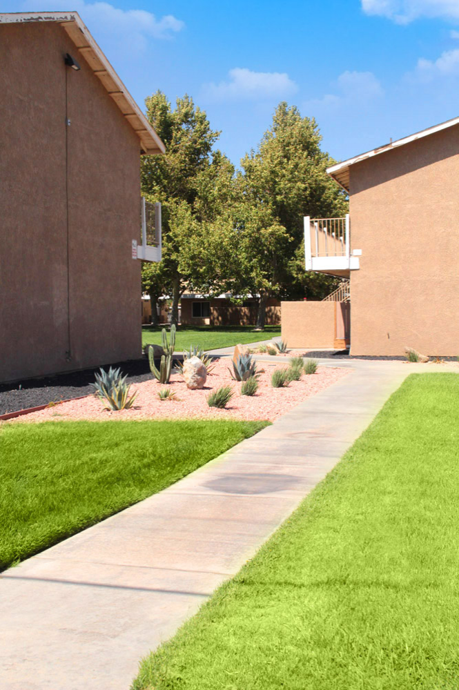 This image is the visual representation of Exteriors 23 in Hesperia Regency Apartments.