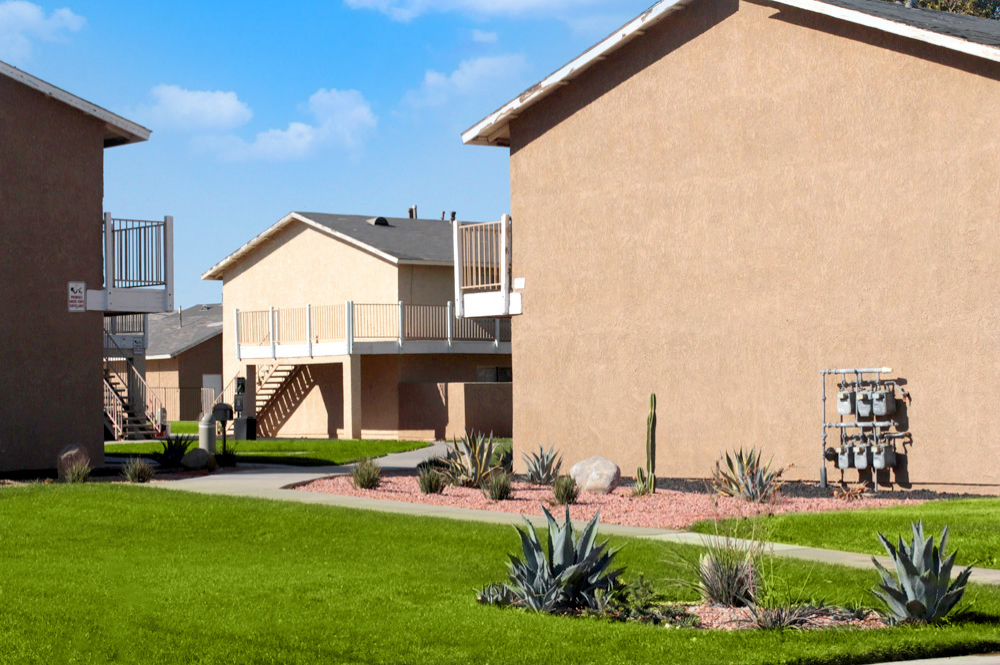 This image is the visual representation of Exteriors 1 in Hesperia Regency Apartments.