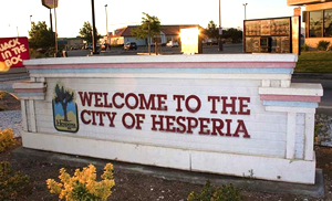 This image displays photo of the City of Hesperia